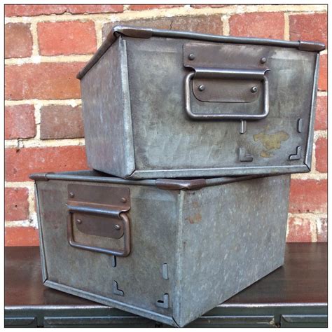 vintage metal box 12 by 12|110,000 + results for vintage metal boxes .